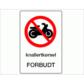 Knallertkrsel forbudt