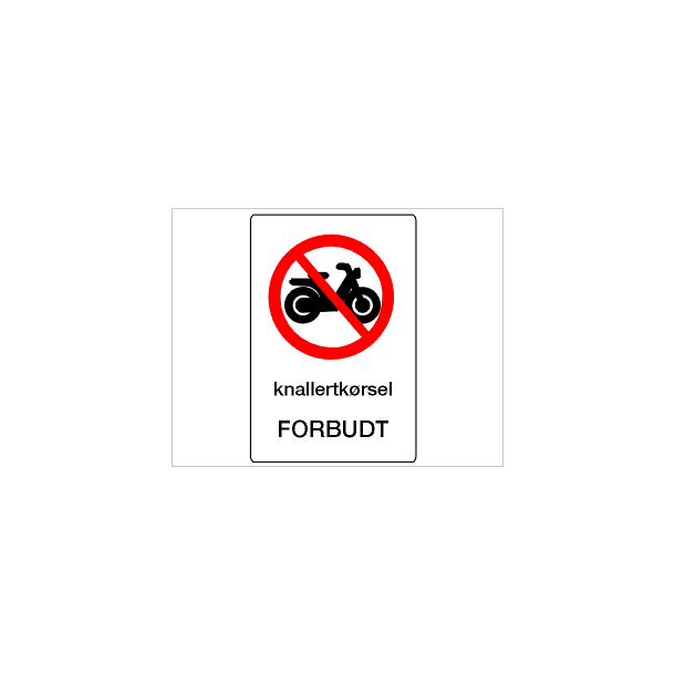 Knallertkrsel forbudt