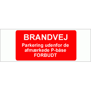 Brandvejsskilt