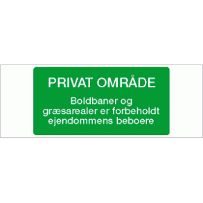 Privat omrde