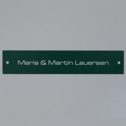 Drskilt, plast, Grn/hvid