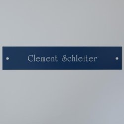 Drskilt, plast, Bl/hvid