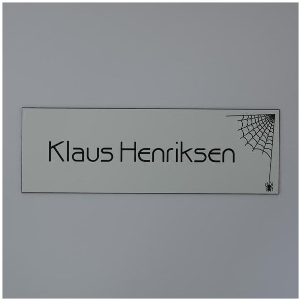 Drskilt, plast, 180 x 60 mm "Edderkop"