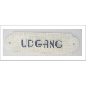 D�rskilt, st�bt alu.