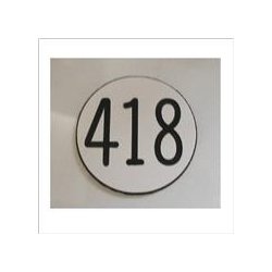 Graverede nummer-rondel (udendrs)