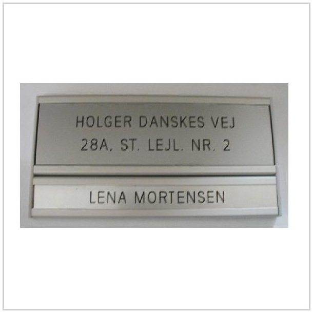 Drskilt til udskiftelige indstik 93 x 200