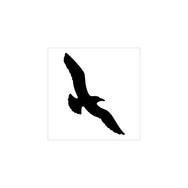 Fuglesymbol til vinduer, selvklbende