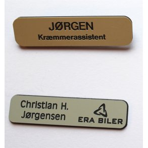 Reversskilte/navneskilte