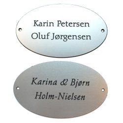 Drskilt, Ovalt, plast 150 x 90 mm