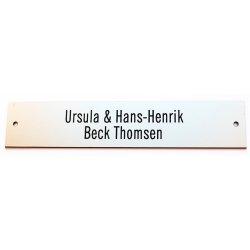 Drskilt, plast, "slv/sort"