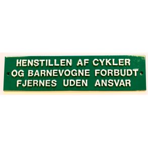 Henstillen af cykler & barnevogne