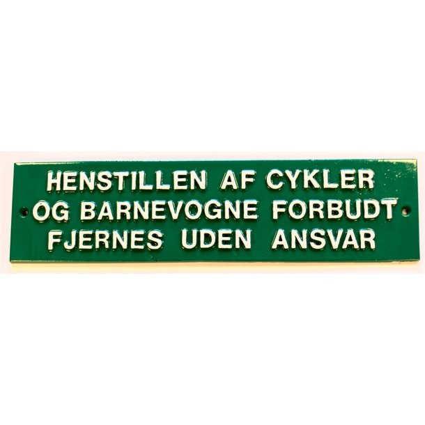 Henstillen af cykler & barnevogne