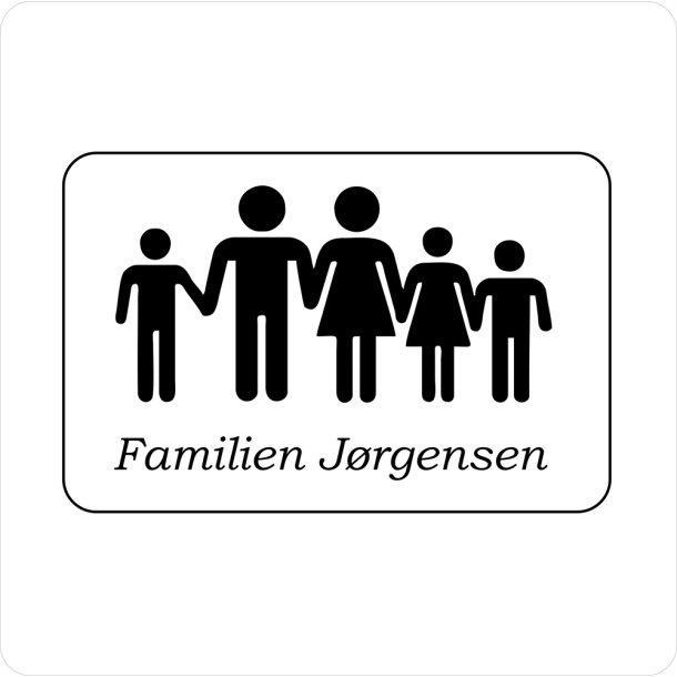 Selvklbende dr- og postkasseskilt