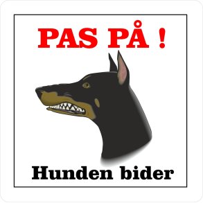Pas p, hunden bider
