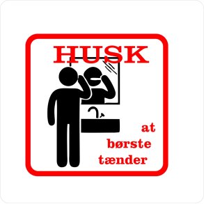 Husk at brste tnder
