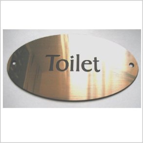 Ovalt mess. -stl-look eller plast