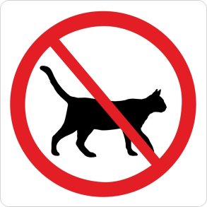 Katte  forbudt