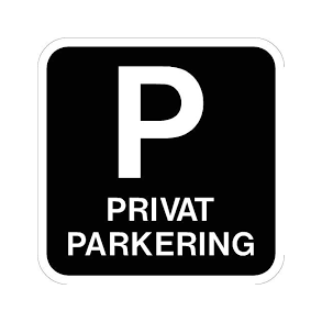 Privat Parkering50 x 50 cm