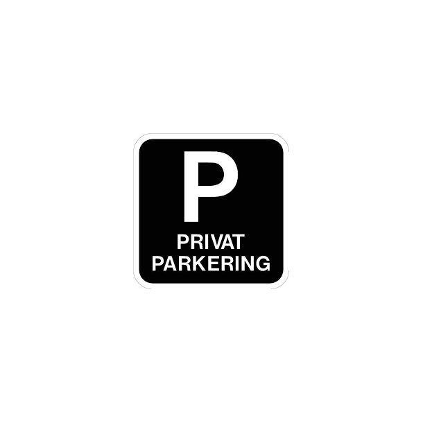 Privat Parkering50 x 50 cm